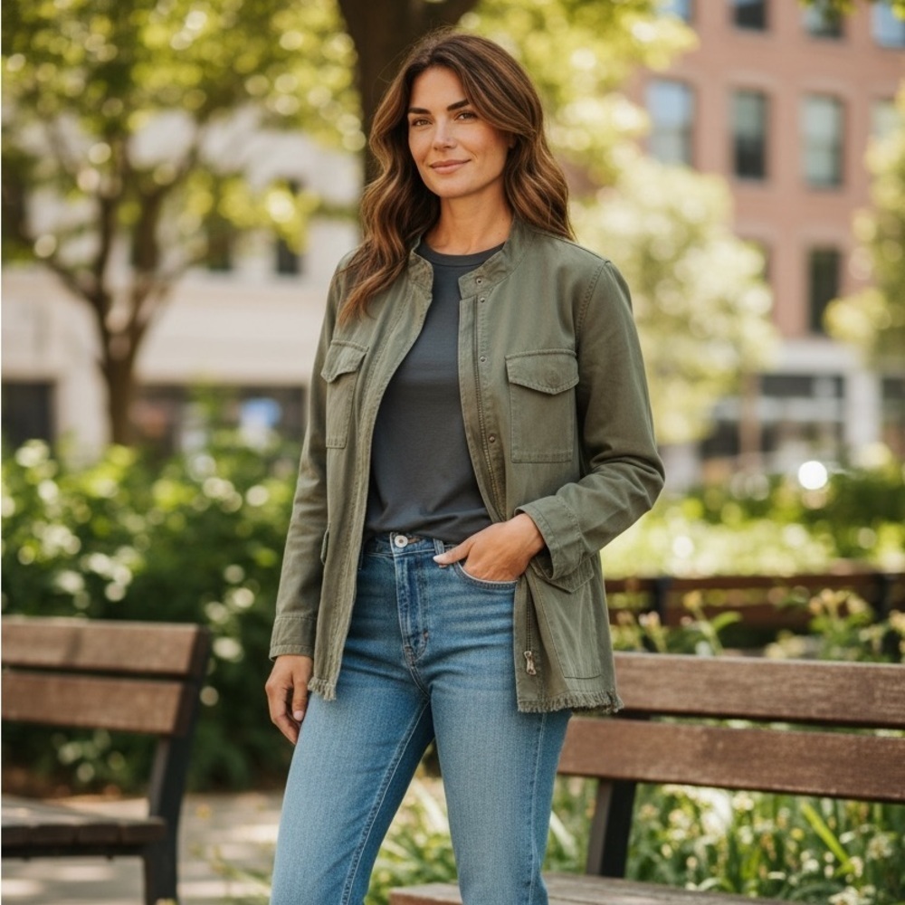 Dark Green Women's Jacket